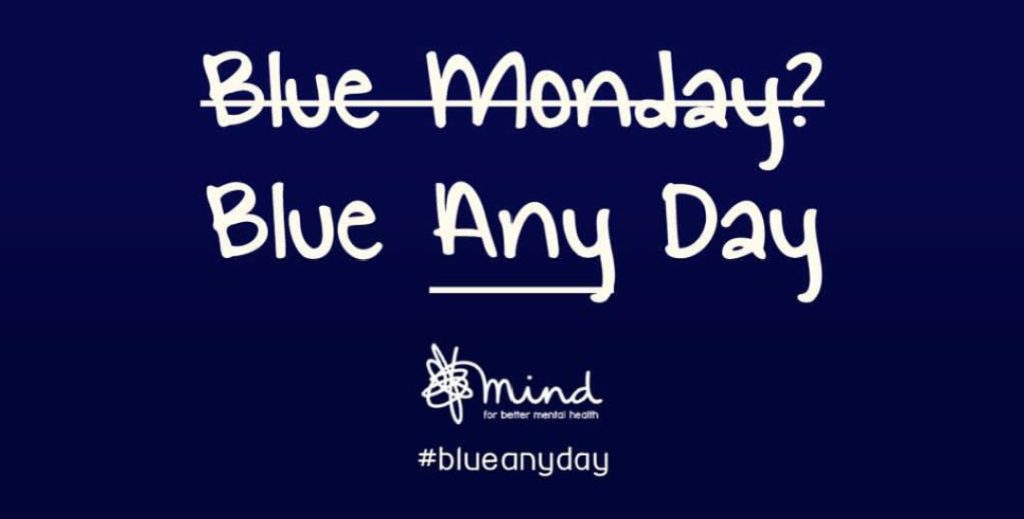 photo of Mind's blue any day campaign